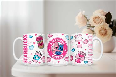 Starbucks Coffee Stitch and Angel Valentine